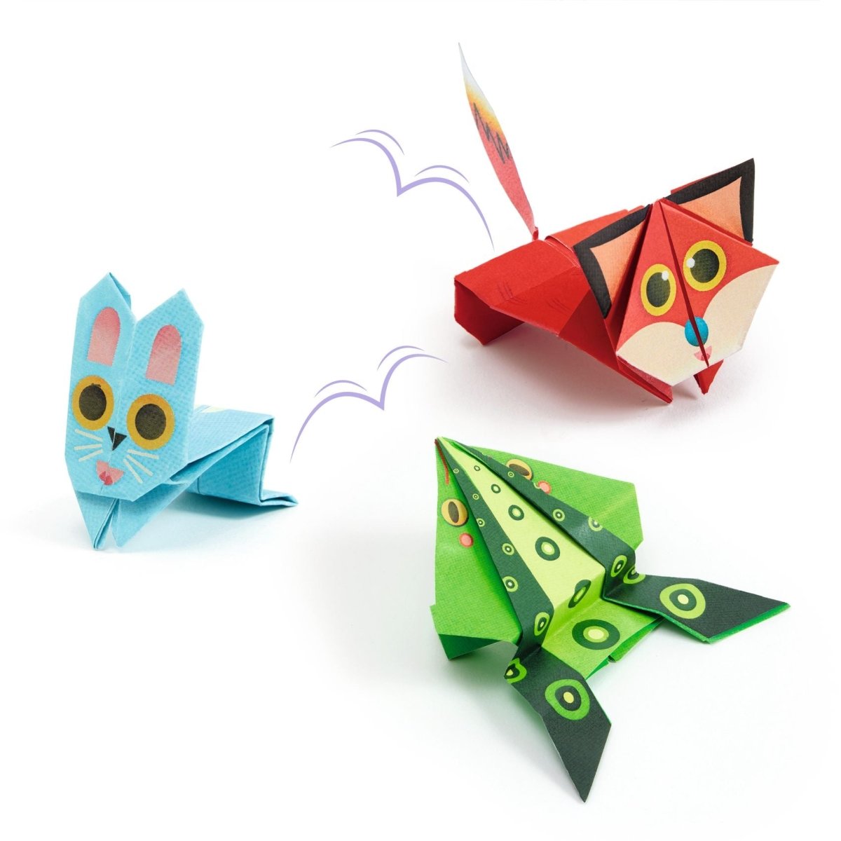 Djeco Origami - Ugró állatok - Djeco - Kreatív