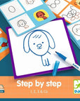 Djeco® Step by step rajzolós játék - OduStore - Kreatív - Djeco