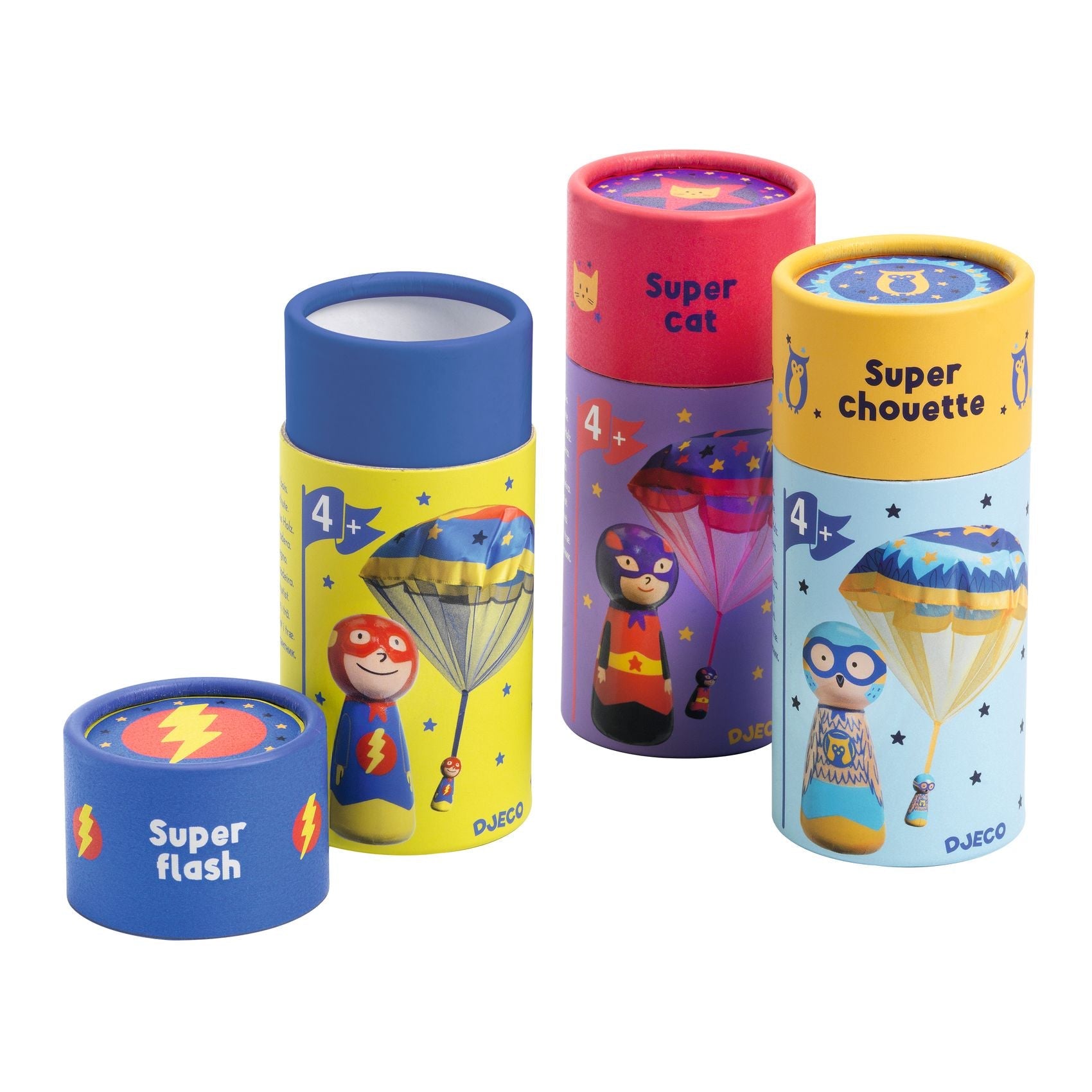 Djeco Ügyességi játék - Ejtőernyős hősök - Djeco - Gyerekjátékok