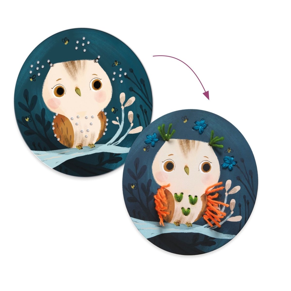 Djeco Varrás és hímzés - Fűzőcske - Introduction to threading - Djeco - Készségfejlesztők