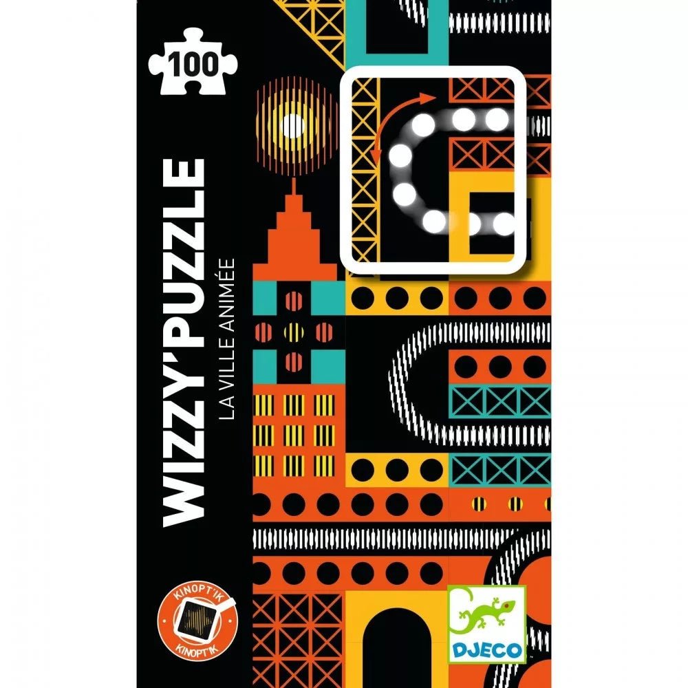 Djeco® Wizzy Puzzle - The bustling city - OduStore - Készségfejlesztők - Djeco