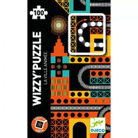 Djeco® Wizzy Puzzle - The bustling city - OduStore - Készségfejlesztők - Djeco