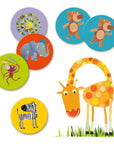 Djeco Memory Game - In the Jungle, 30 Pieces - Jungle