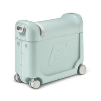 Stokke® Jetkids™ BedBox Utazóbőrönd táskával - Green aurora