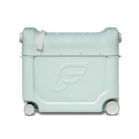 Stokke® Jetkids™ BedBox Utazóbőrönd táskával - Green aurora
