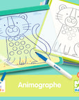 Djeco Fejlesztő játék - Állatmintás vonalvezető - Eduludo Animographe