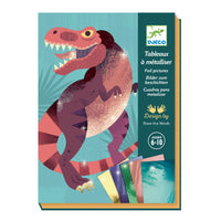 Djeco® Fémfóliás színezés - Dínók korszaka - Jurassic