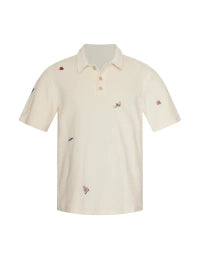 Pelso® Florian Terry Collar shirt off white