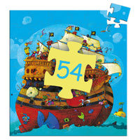 Djeco® Formadobozos puzzle - Barbarossa hajója, 54 db-os - Barbarossa's Boat