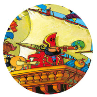 Djeco® Formadobozos puzzle - Barbarossa hajója, 54 db-os - Barbarossa's Boat