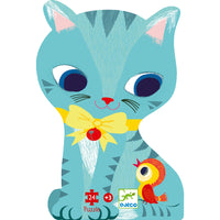 Djeco Formadobozos puzzle - Cicus és barátai