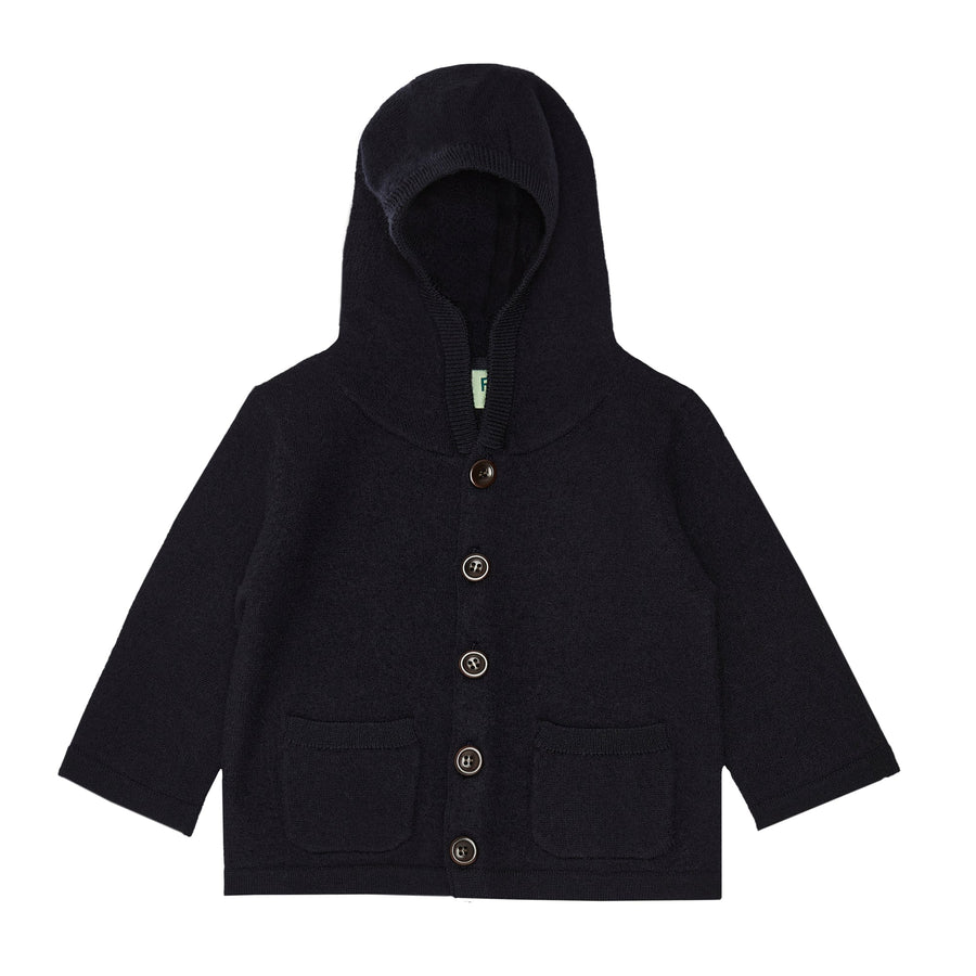 Fub® 100% merinói gyapjú babakardigán - Dark navy - Fub - Felsők és pulóverek - OduStore