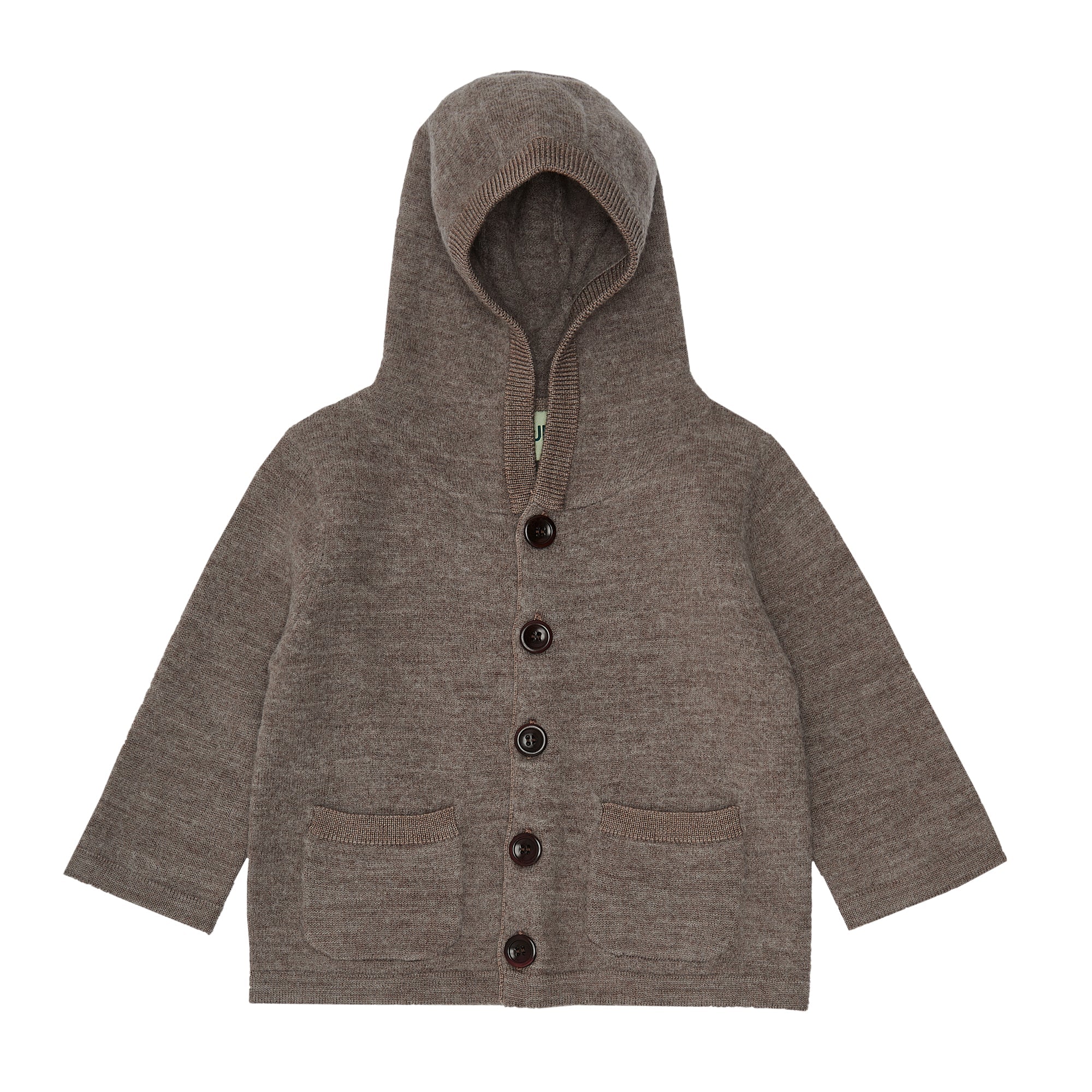 Fub® Baby kardigán zsebes, csuklyás - 100% merinói gyapjú - Fub - Felsők és pulóverek