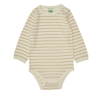Fub® Kötött 100% gyapjú body, hosszú ujjú csíkos - Fub - Body