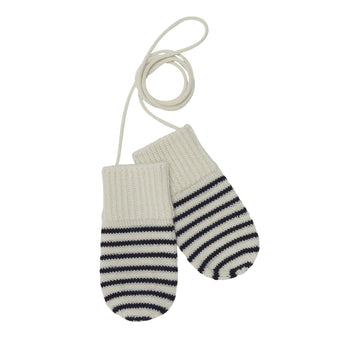 Fub® Kötött babakesztyű - Ecru/Indigo - Fub - Sapka, sál, kesztyű