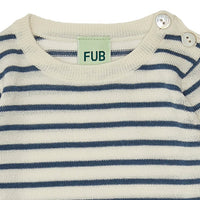 Fub® Kötött gyapjú body, hosszú ujjú csíkos - 100% merinói gyapjú - Fub - Body - OduStore