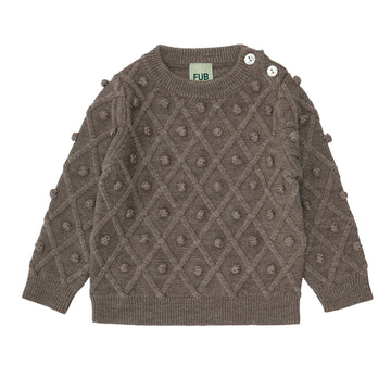 Fub® Kötött gyapjú pulóver - Beige melange - Fub - Felsők és pulóverek - OduStore
