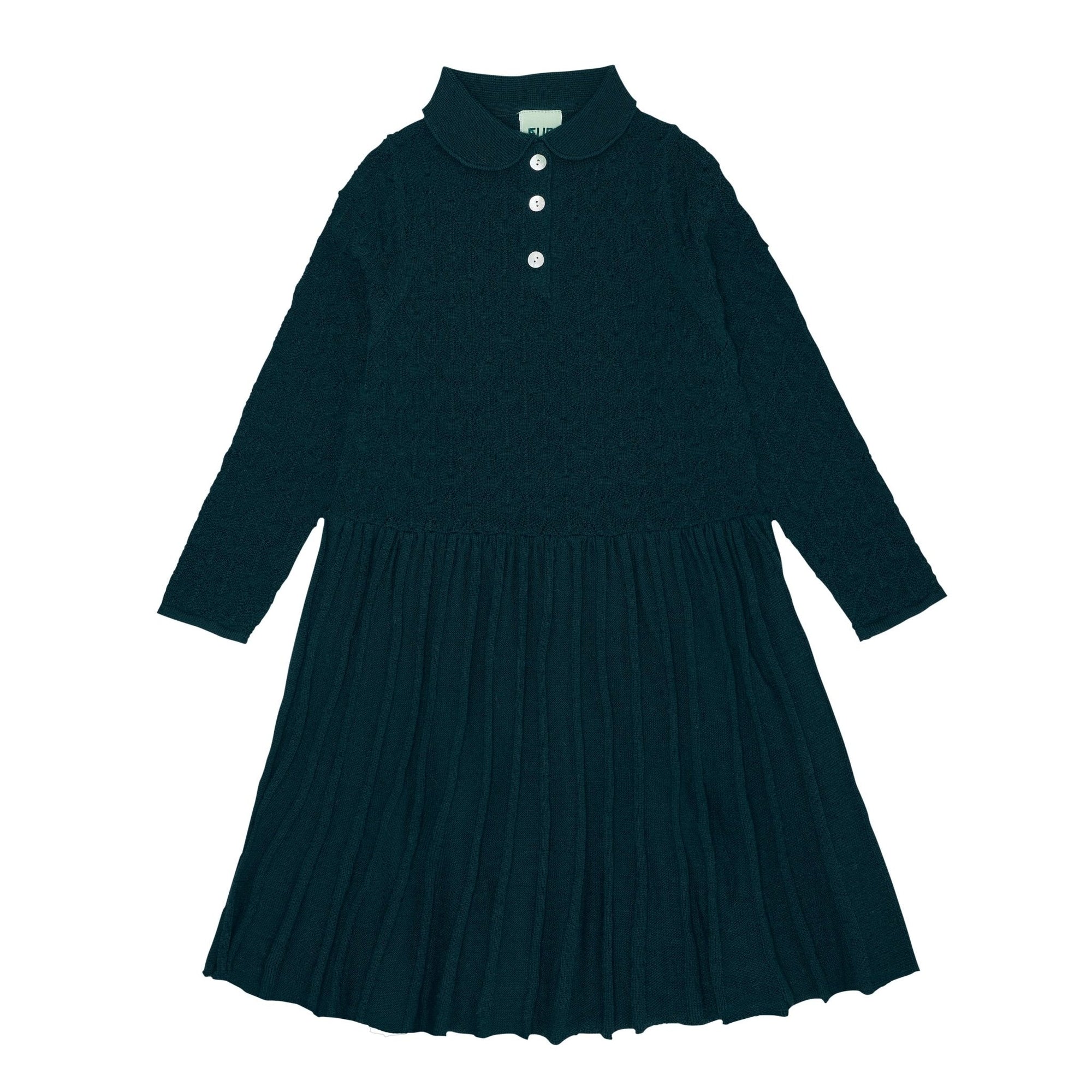 Fub® Kötött lányka ruha - 100% merinói gyapjú - Fub - Ruhák és szoknyák