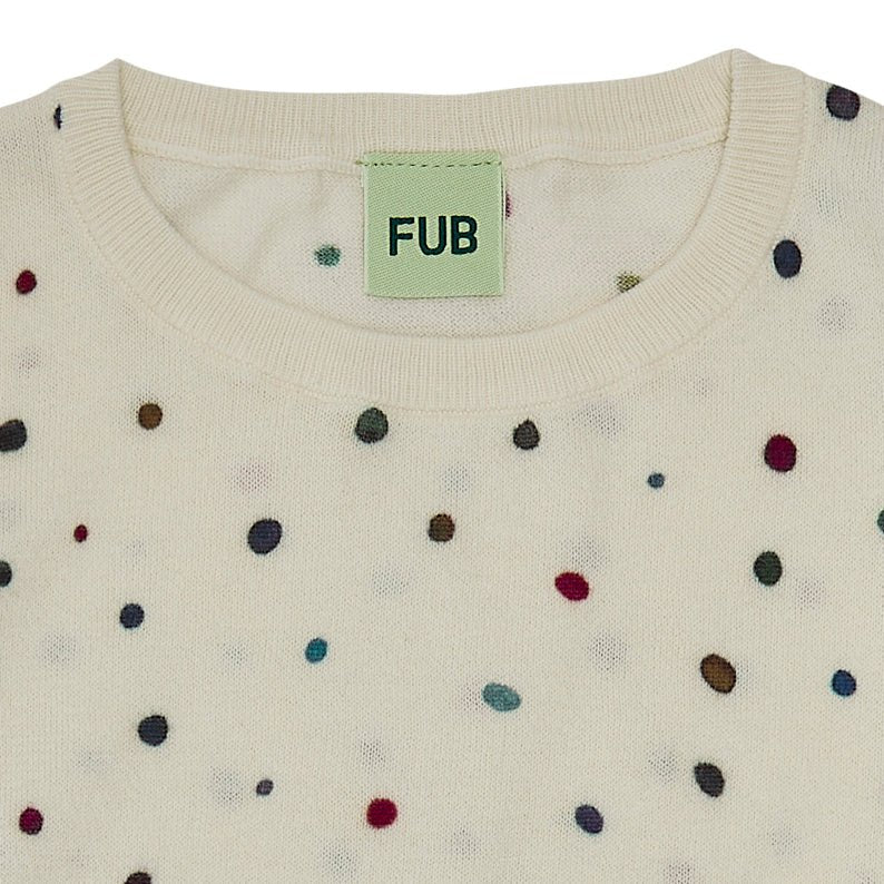 Fub® Kötött organikus biopamut pulóver - pöttyös - Fub - Felsők és pulóverek