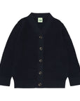 Fub® Kötött organikus pamut V - nyakú kardigán - Dark navy - Fub - Felsők és pulóverek - OduStore