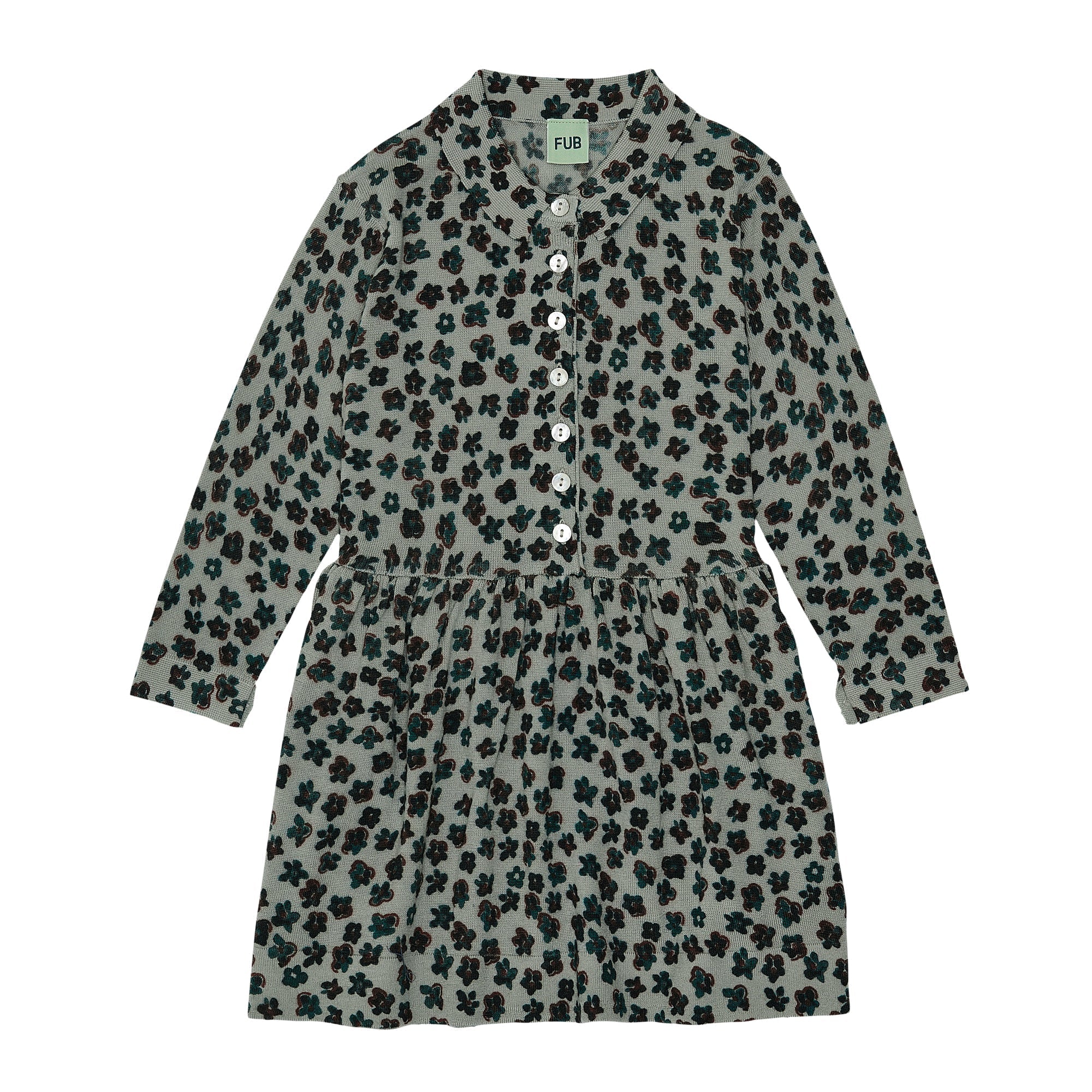 Fub® Kötöttruha - Pale sage/Forest - Fub - Ruhák és szoknyák - OduStore