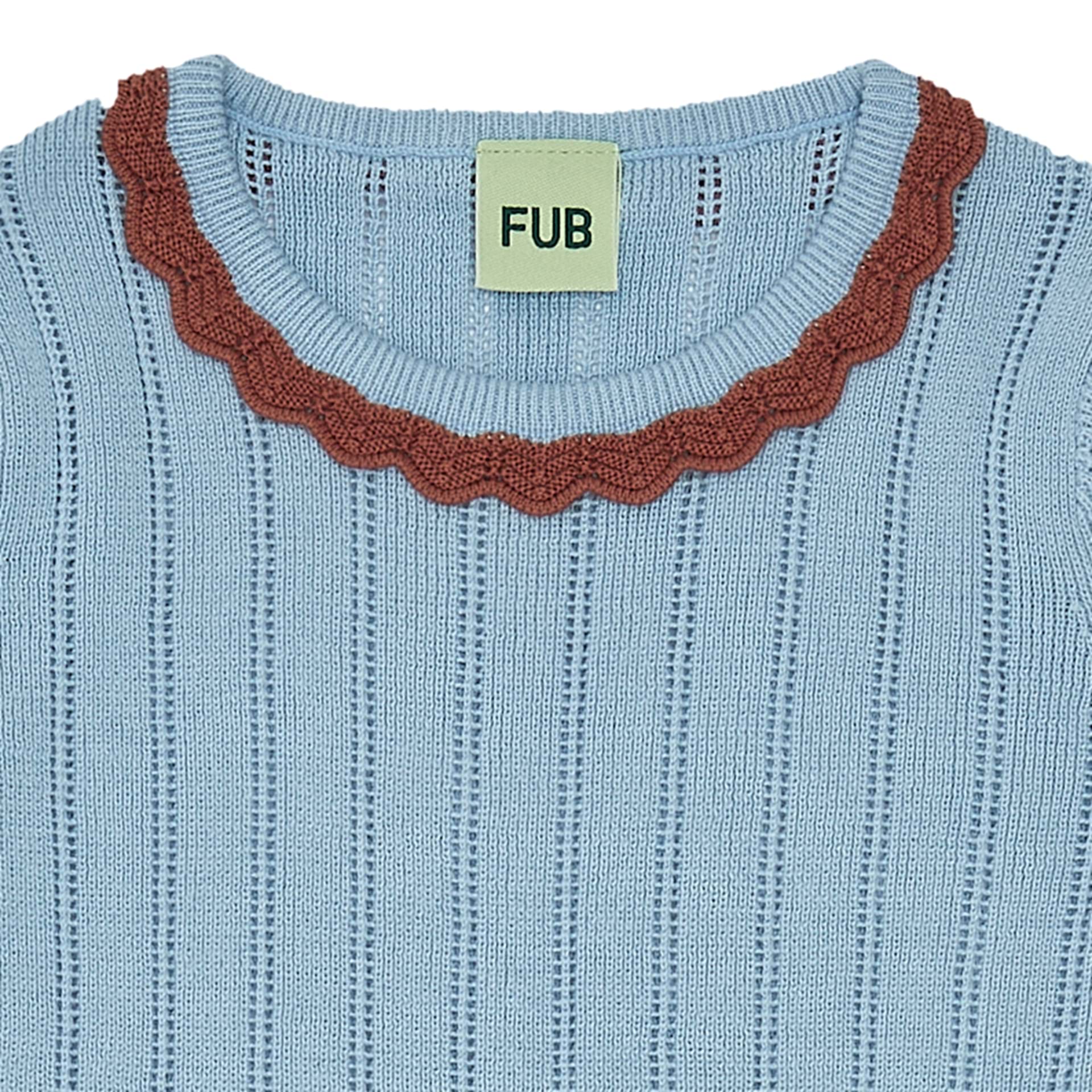 Fub® Pointelle kötött ruha - Sky - Fub - Ruhák és szoknyák