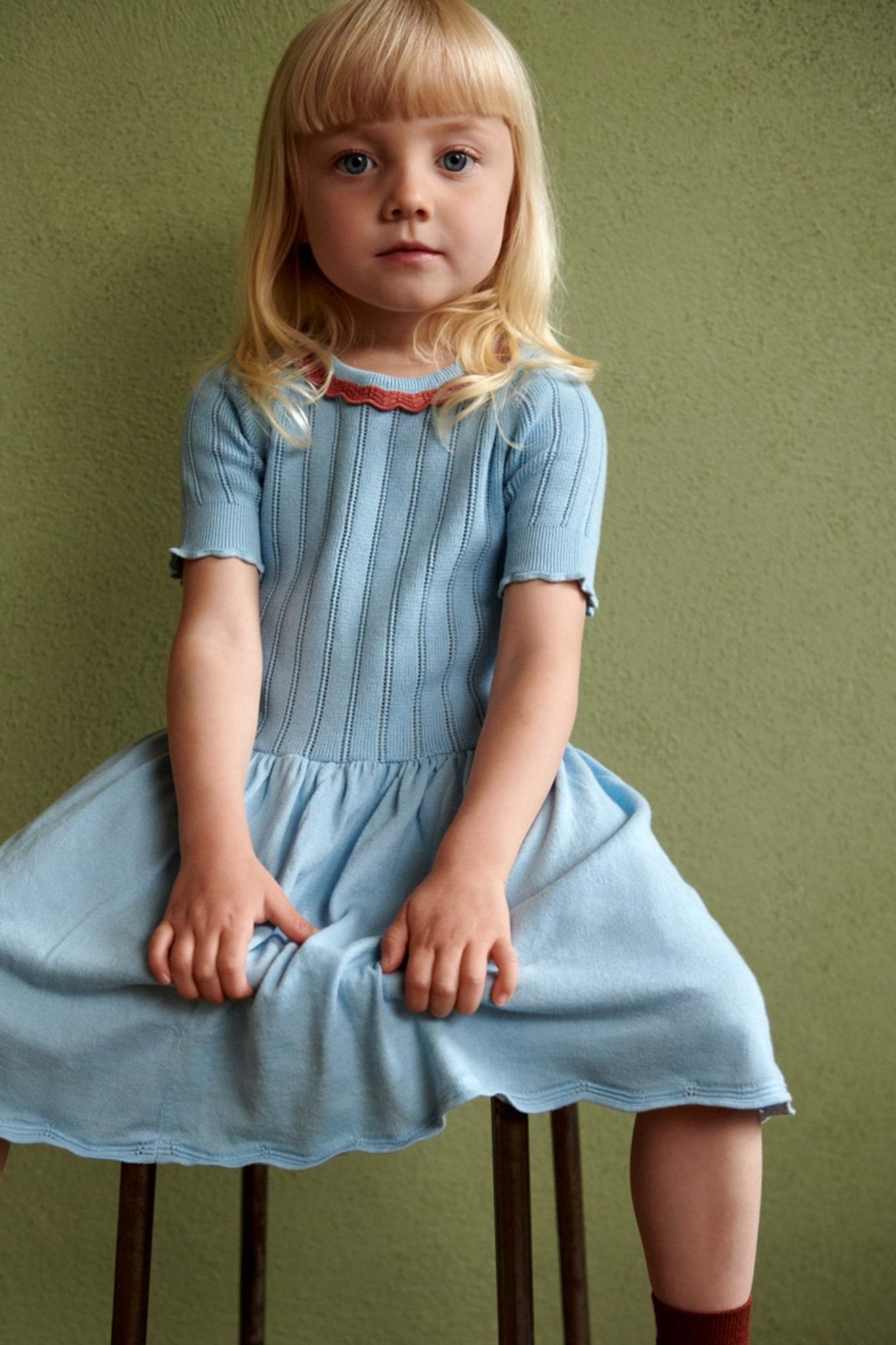 Fub® Pointelle kötött ruha - Sky - Fub - Ruhák és szoknyák