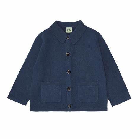 Fub® Zsebes fiúkardigán - Indigo - Fub - Felsők és pulóverek - OduStore