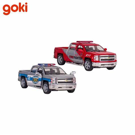 Goki® 2014 Chevrolet® Silverado police/firetruck - OduStore - Járművek - Goki