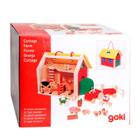 Goki® Farm állatokkal, hordozható pajtával - Goki - Szerepjátékok