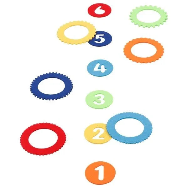 Goki Gyűrűdobáló ügyességi játék filc gyűrűkkel - Goki - Gyerekjátékok