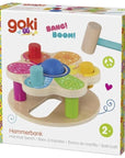 Goki Hammerbank fa kalapácsos játék – Virágmintás - Goki - Gyerekjátékok