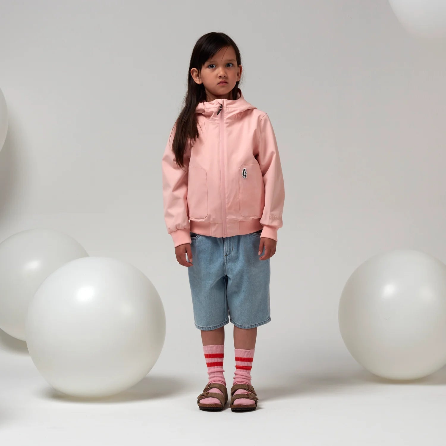 Gosoaky® BLUE BIRD - first blush pink kapucnis kabát - Gosoaky - Felsőruházat - OduStore