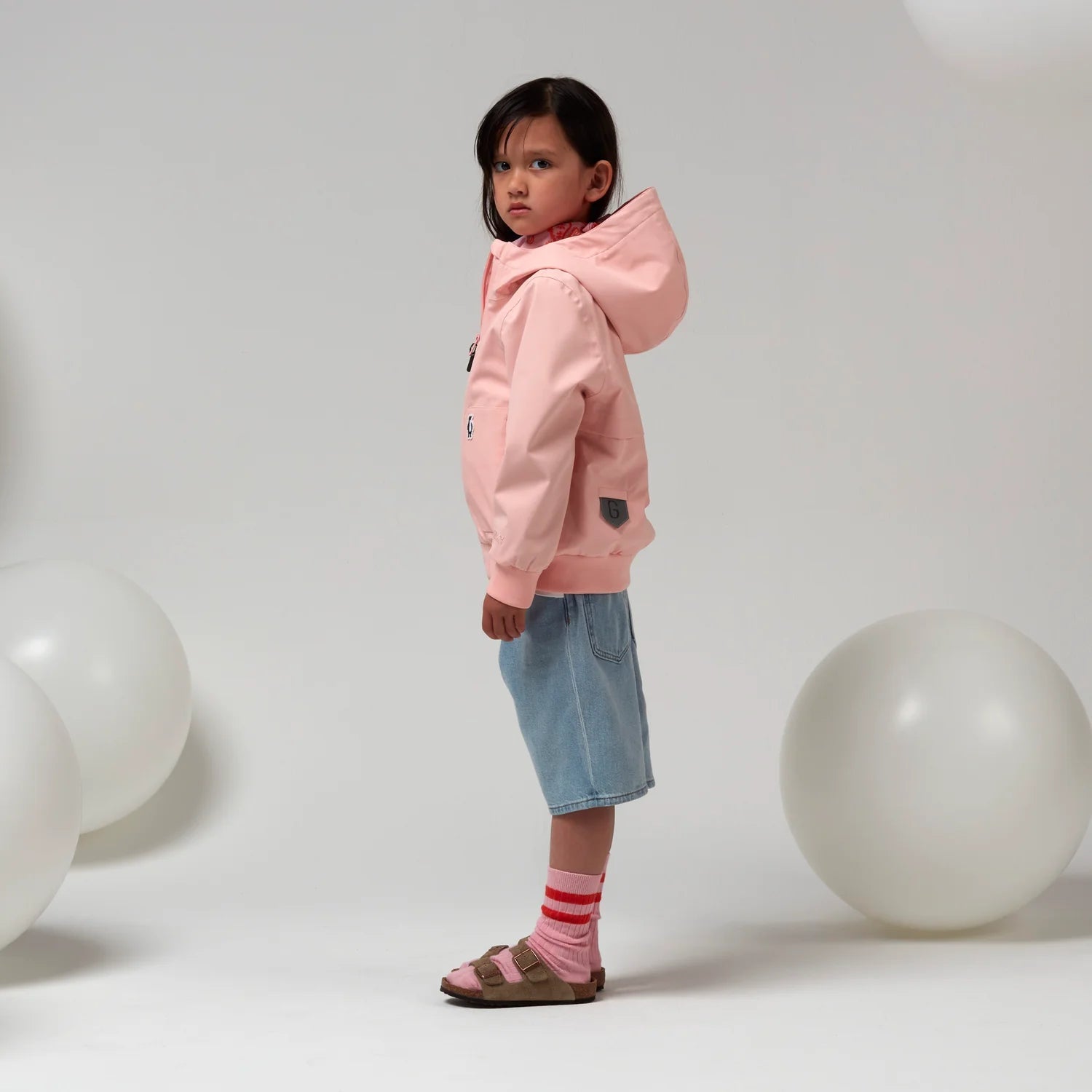 Gosoaky® BLUE BIRD - first blush pink kapucnis kabát - Gosoaky - Felsőruházat - OduStore