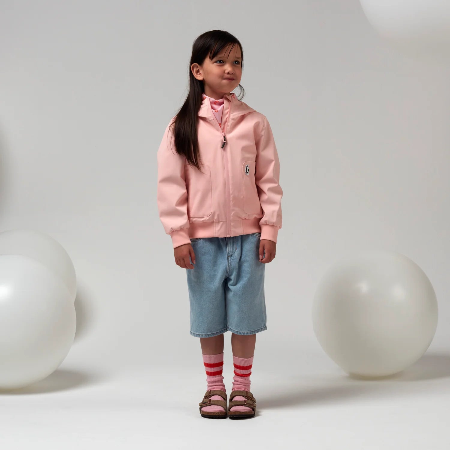 Gosoaky® BLUE BIRD - first blush pink kapucnis kabát - Gosoaky - Felsőruházat - OduStore