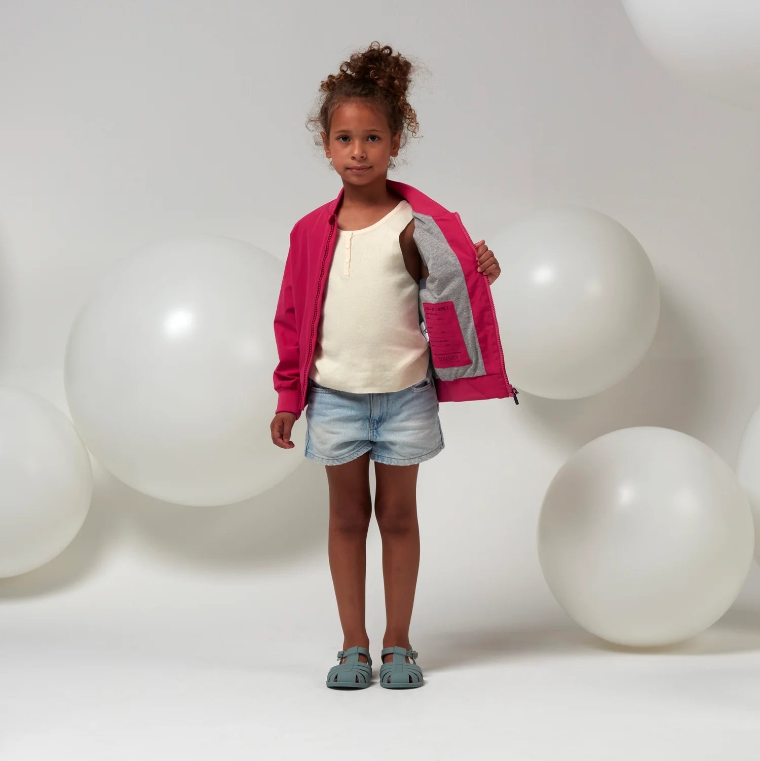 Gosoaky® BRIGHT MONKEY - cabaret pink bomber kabát - Gosoaky - Felsőruházat - OduStore