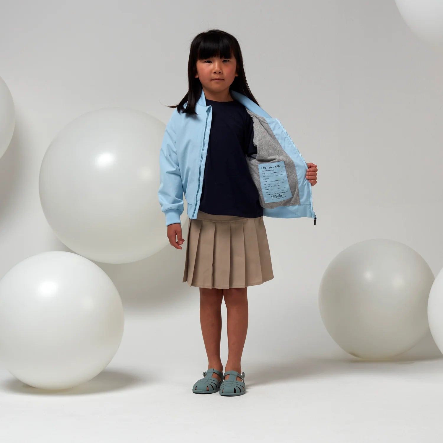 Gosoaky® BRIGHT MONKEY - cool blue bomber kabát - Gosoaky - Felsőruházat - OduStore