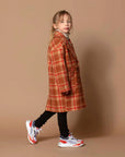 Gosoaky® Happy panda™ gyapjúkabát - Ochre check - Gosoaky - Felsőruházat