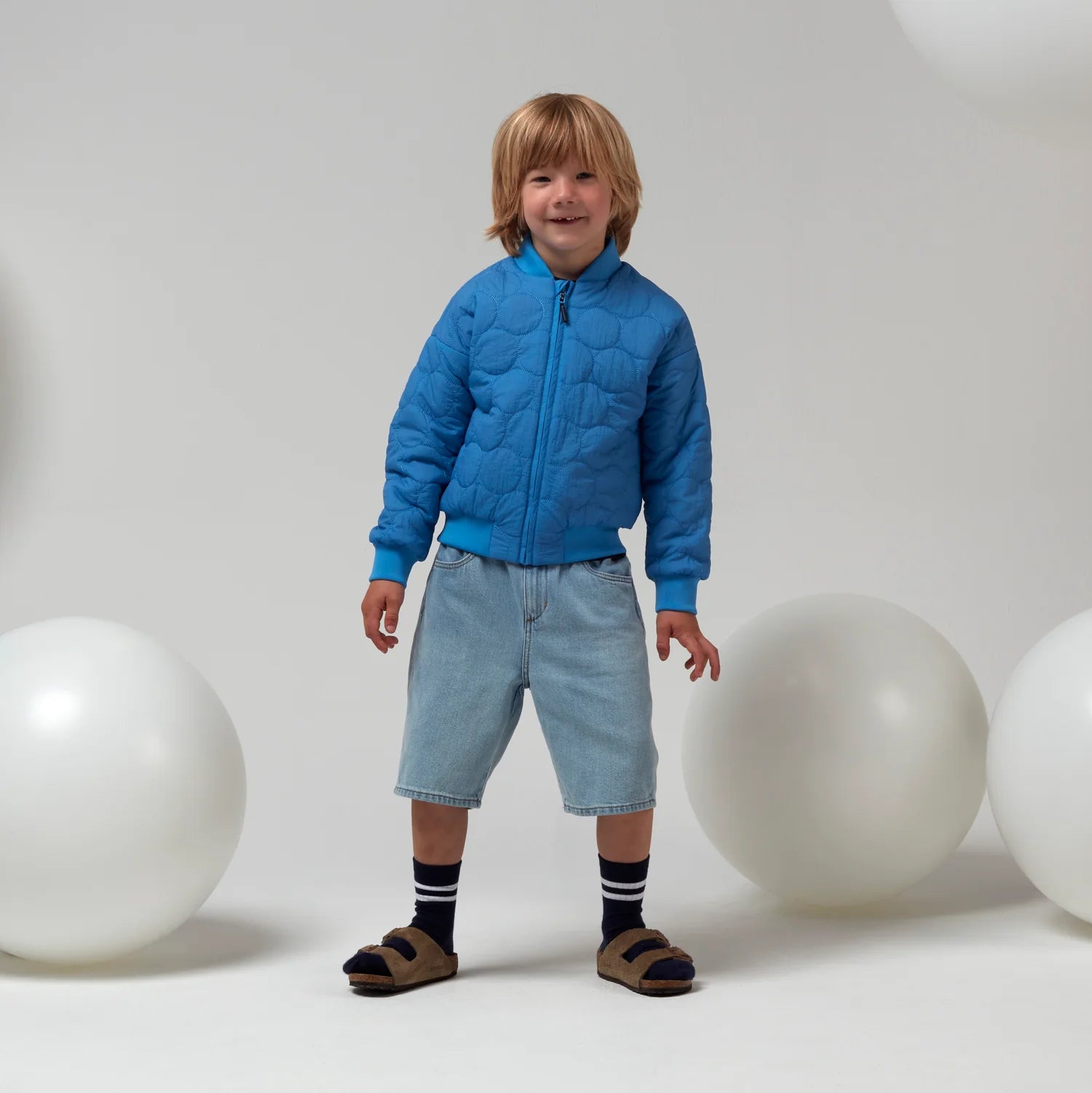 Gosoaky® PIG OUT - azure blue steppelt bomber kabát - Gosoaky - Felsőruházat - OduStore