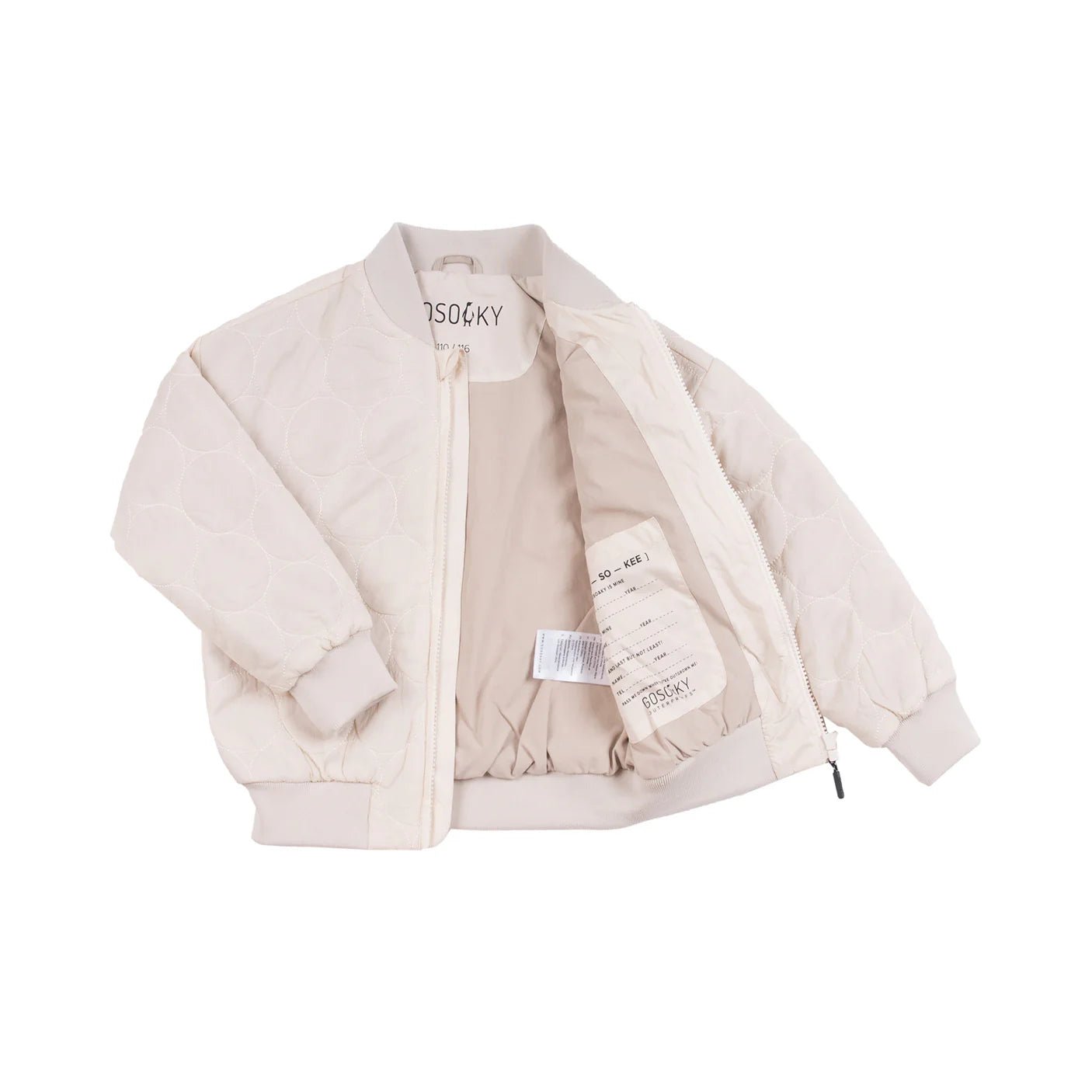 Gosoaky® PIG OUT - white gap grey - steppelt bomber kabát - Gosoaky - Felsőruházat - OduStore