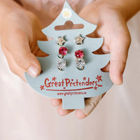 Great Pretenders® Holiday Pleather Tree fülbevaló - Great Pretenders - Ékszerek, kellékek - OduStore