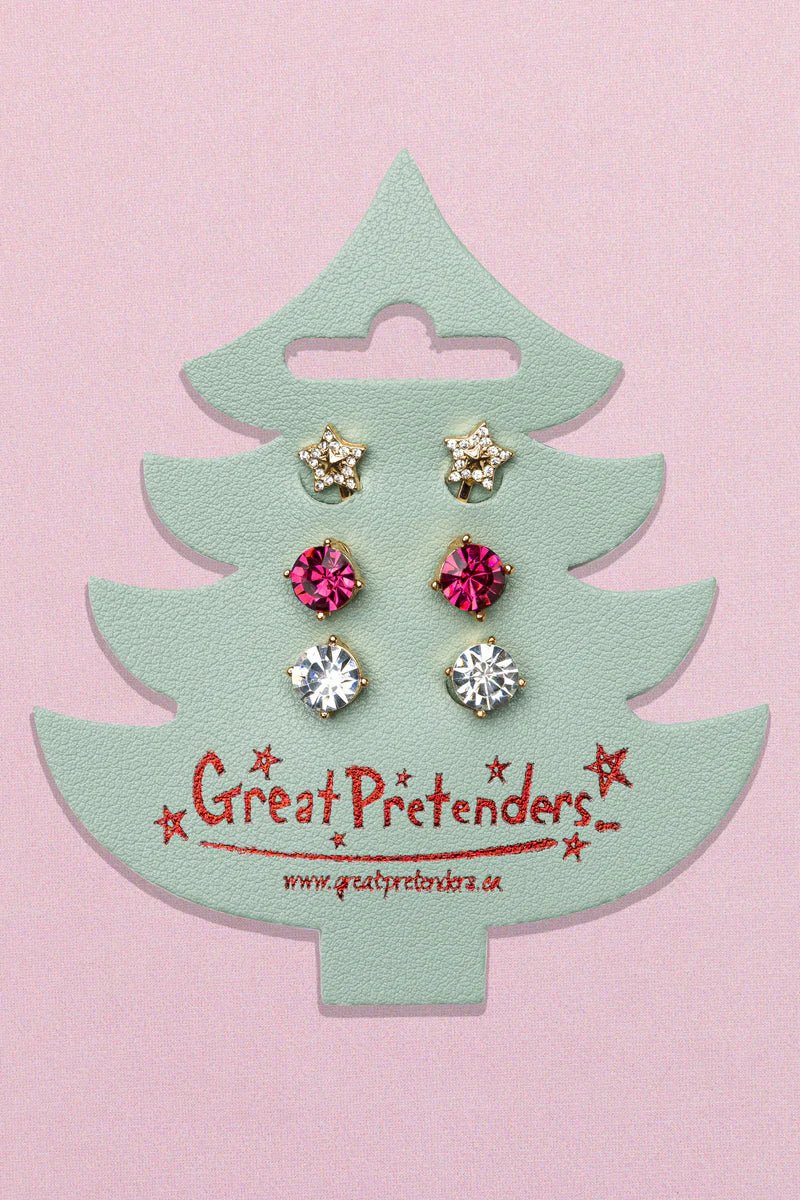 Great Pretenders® Holiday Pleather Tree fülbevaló - Great Pretenders - Ékszerek, kellékek - OduStore