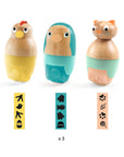 Djeco Dough Molding Set, Playdough Rolling Stamp