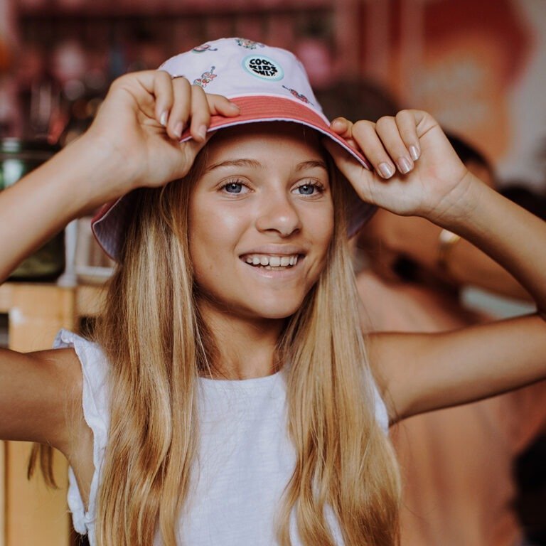 Hello Hossy® Halászsapka Cool Days rózsaszín 6+ - Hello Hossy - Sapka, sál, kesztyű