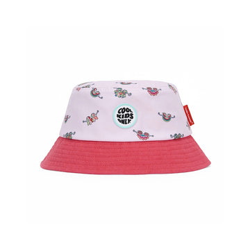 Fisherman's cap Cool Days with pink glasses 2-5Y
