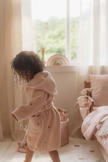 Little Dutch Hímzett gyerek köntös 86/92 - Blossom