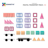 Connetix®Pastel Transport pack - 50 db-os