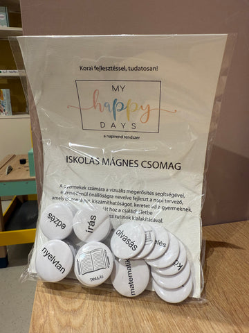 Myhappydays® Iskolás mágnes csomag
