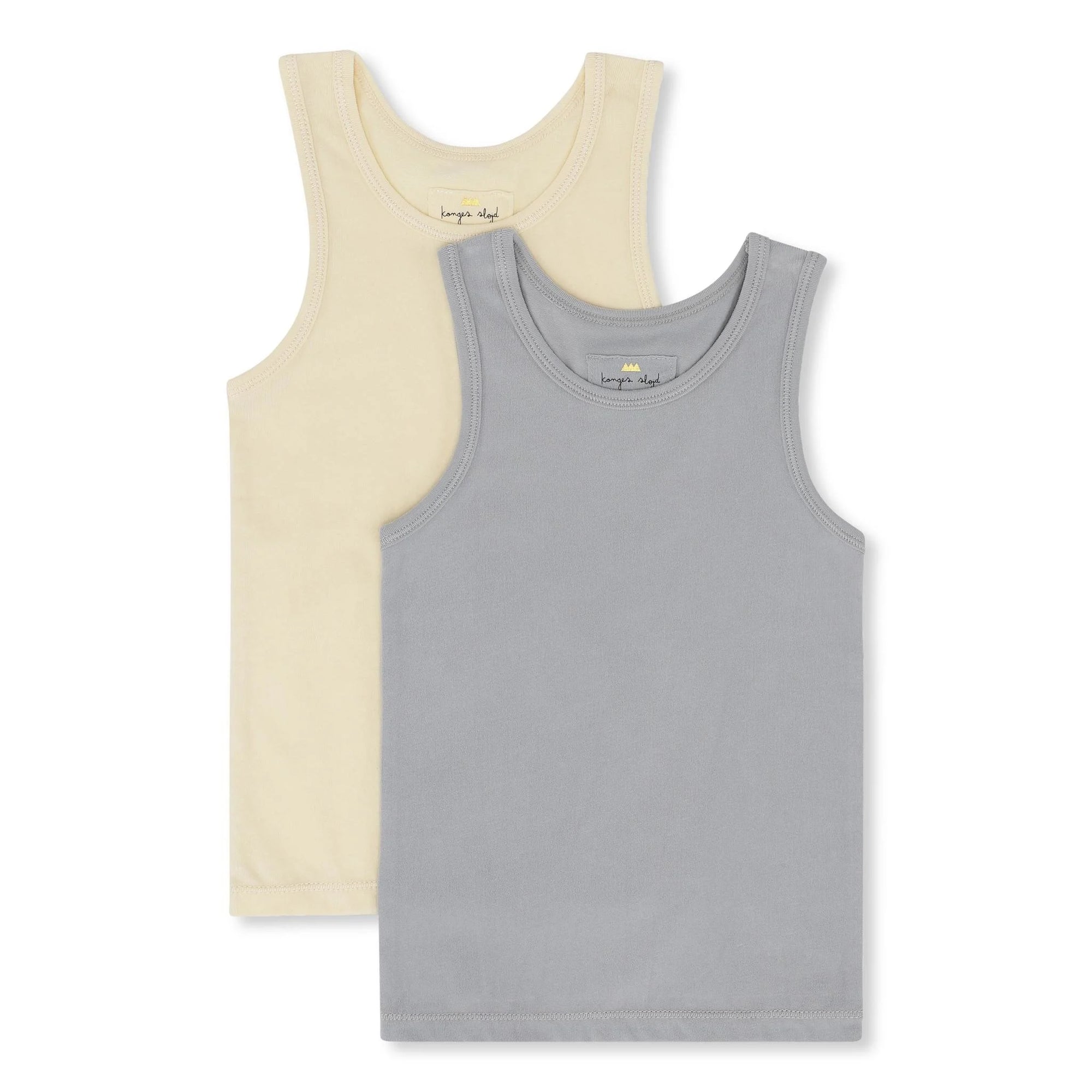 Konges Sløjd Tanktop Szett - Lemon Sorbet/Quarry Blue (2 db)