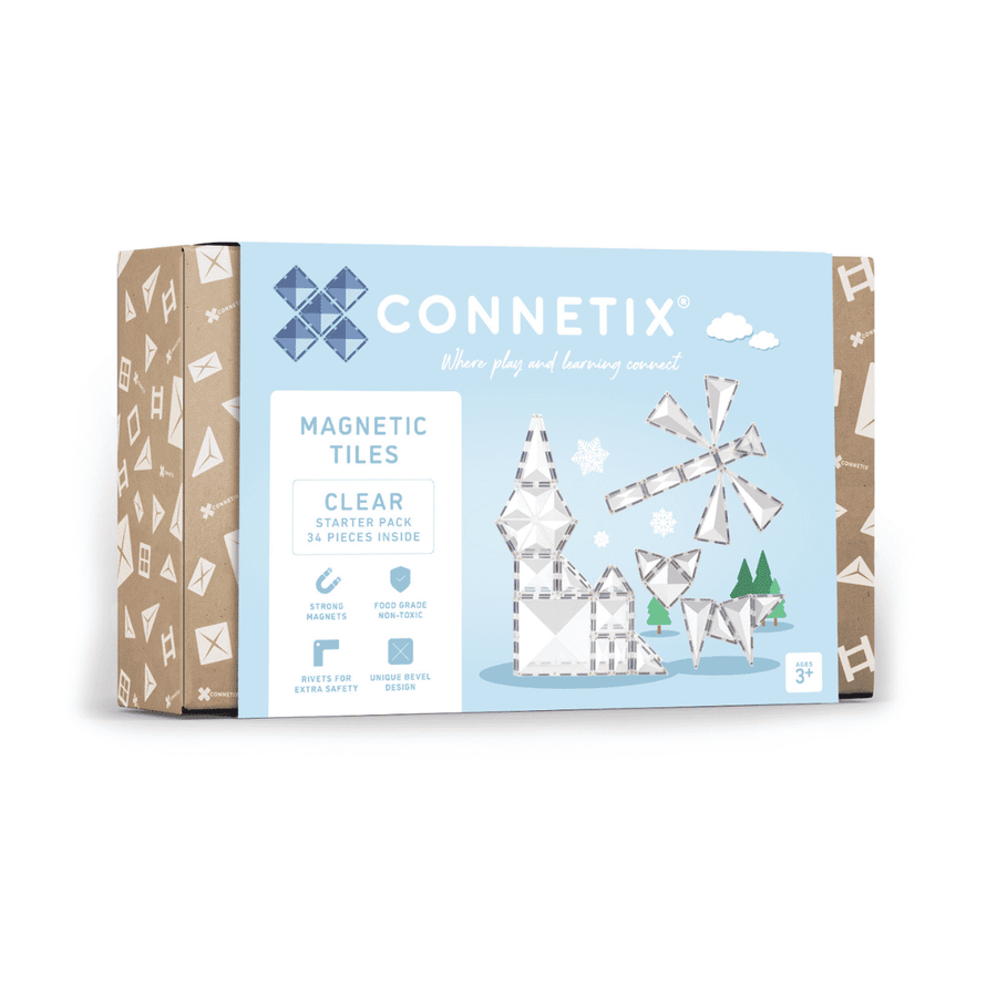 Connetix® Clear Starter Pack 34db-os